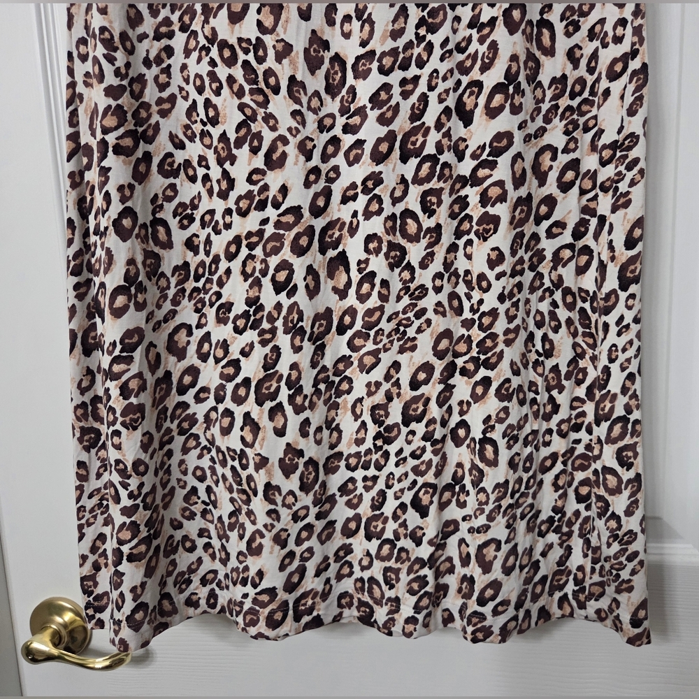 Soma Leopard V‑Neck Nightshirt Size XS - Picture 6 of 10